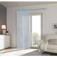 FERTIGVORHANG transparent  - Blau, Basics, Textil (140/245cm) - Esposa