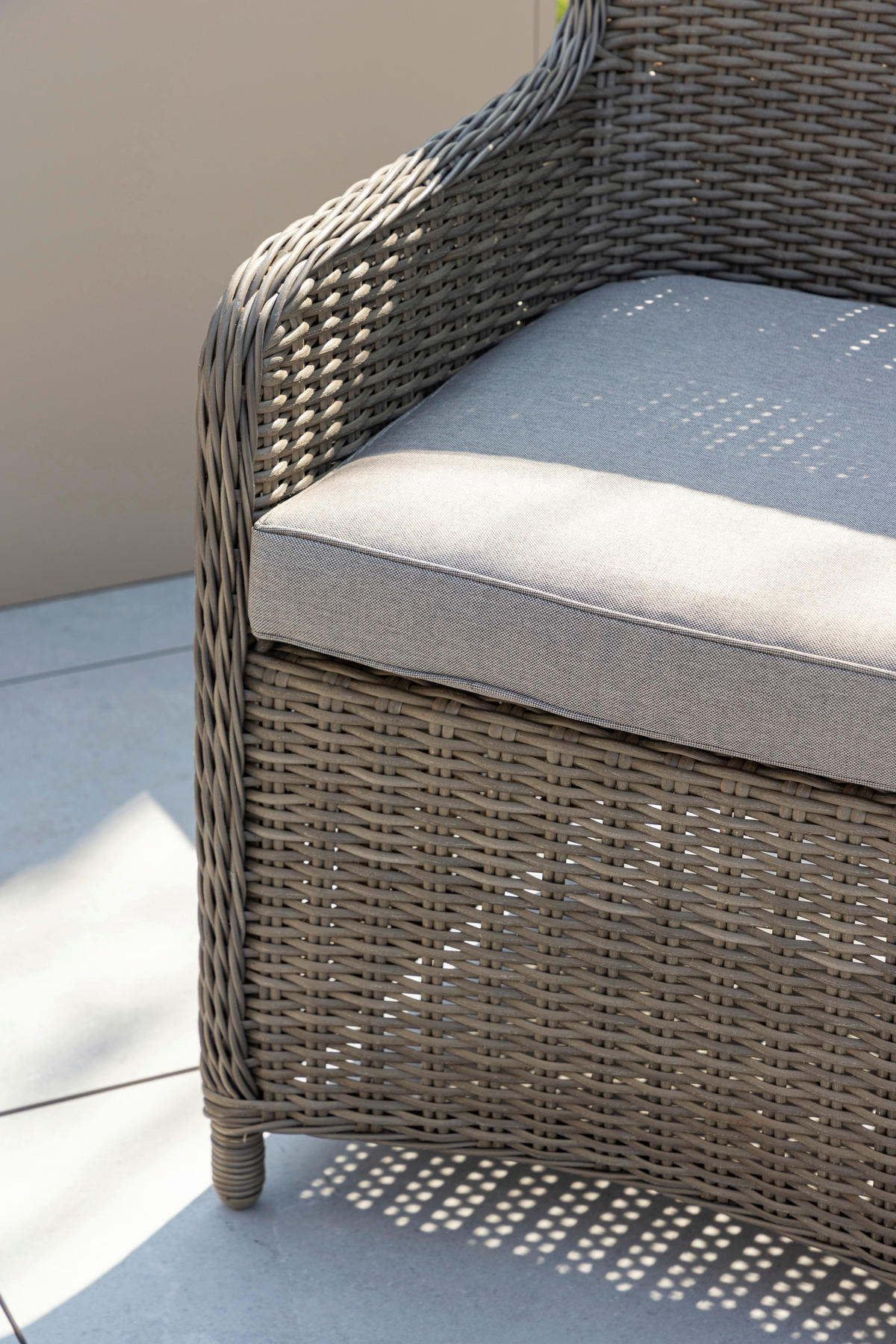 GARTENSTUHL-SET Stahl Braun  - Braun, KONVENTIONELL, Kunststoff/Textil (62/94/66cm) - Gardenson
