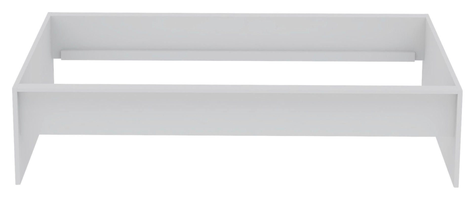 POSTEĽNÝ RÁM, 120/200 cm - biela, Konventionell, kompozitné drevo (120/200cm) - Hom`in