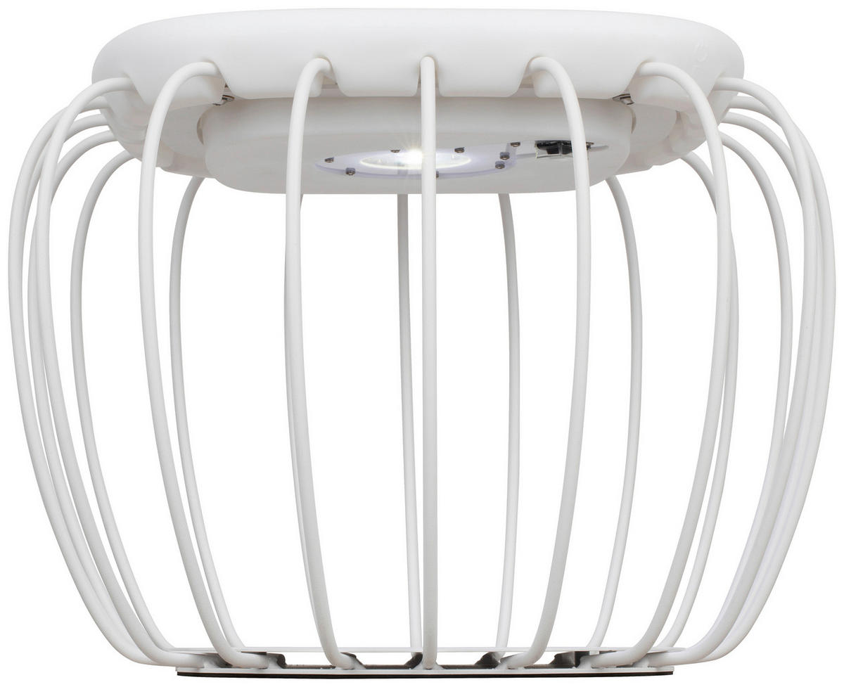 AUßENLEUCHTE 40/30 cm   - Weiß, Trend, Kunststoff/Metall (40/30cm) - Novel