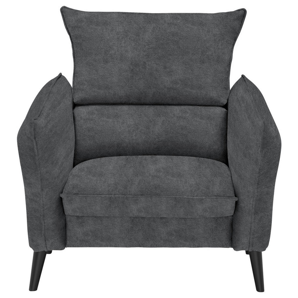 Thumbnail - Carryhome Sessel, Anthrazit, Textil, Kiefer, massiv, Füllung: Silikon, 96x98x100 cm, Stoffauswahl, Wohnzimmer, Sessel, P...