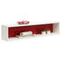 HÄNGEELEMENT in Rot, Weiß - Rot/Weiß, KONVENTIONELL, Holzwerkstoff (100/20.7/17.7cm) - Welnova