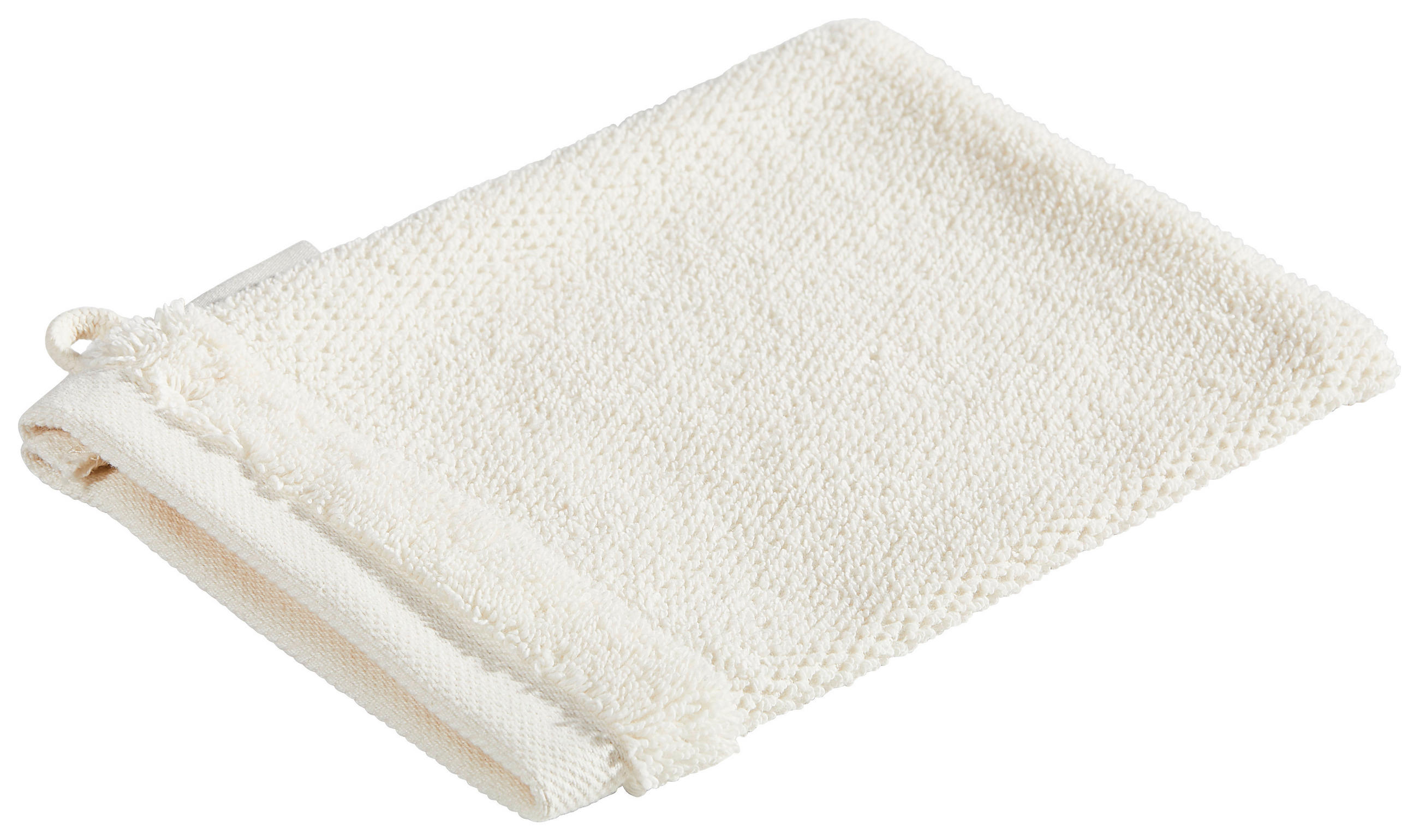 WASCHLAPPEN BONITA Creme 4-teilig  - Creme, Natur, Textil (16/21cm) - Bio:Vio