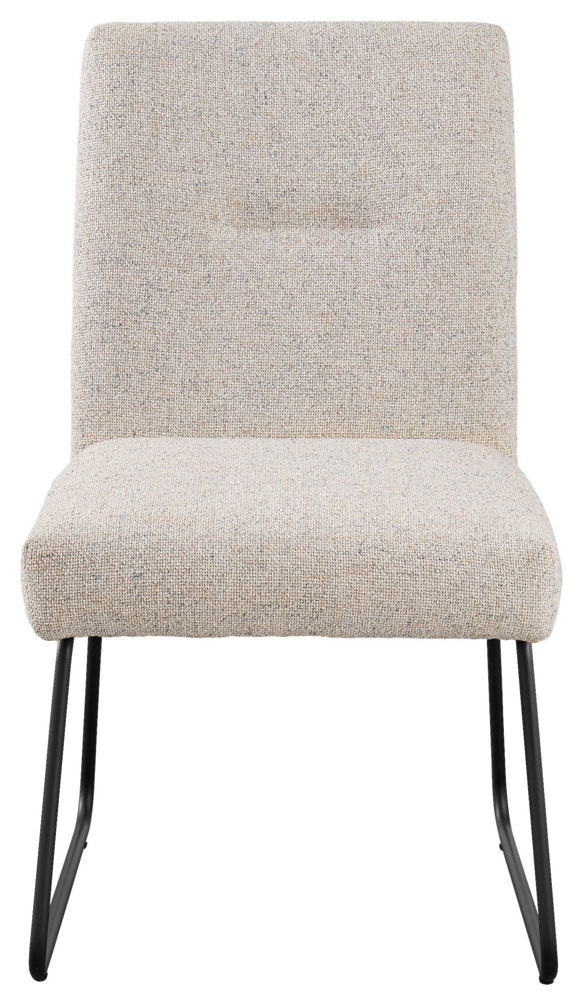 STUHL - Beige/Schwarz, Design, Textil/Metall (51,5/92,5/65cm) - SetOne by Musterring