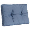 RÜCKENKISSEN  - Blau, Basics, Textil (60/43/8cm)