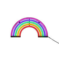 LED FALILÁMPA - áttetsző/fehér, Trend, műanyag (29,5/16/1,7cm) - Boxxx