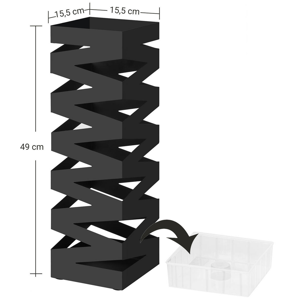 SCHIRMSTÄNDER - Schwarz, Trend, Metall (15.5/49/15.5cm) - Boxxx