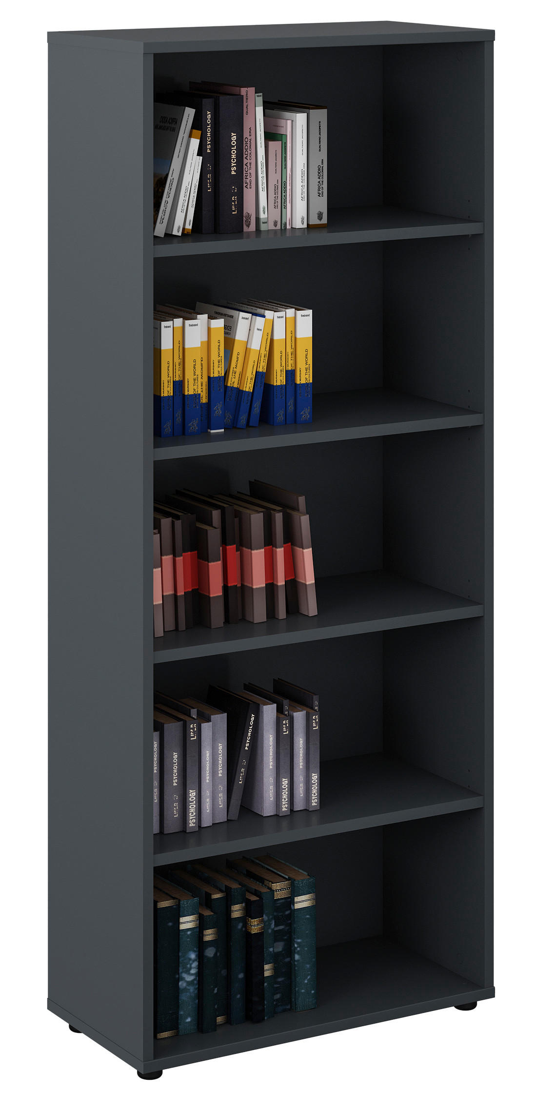 Voleo REGÁL, antracitová, 80/196,4/40 cm