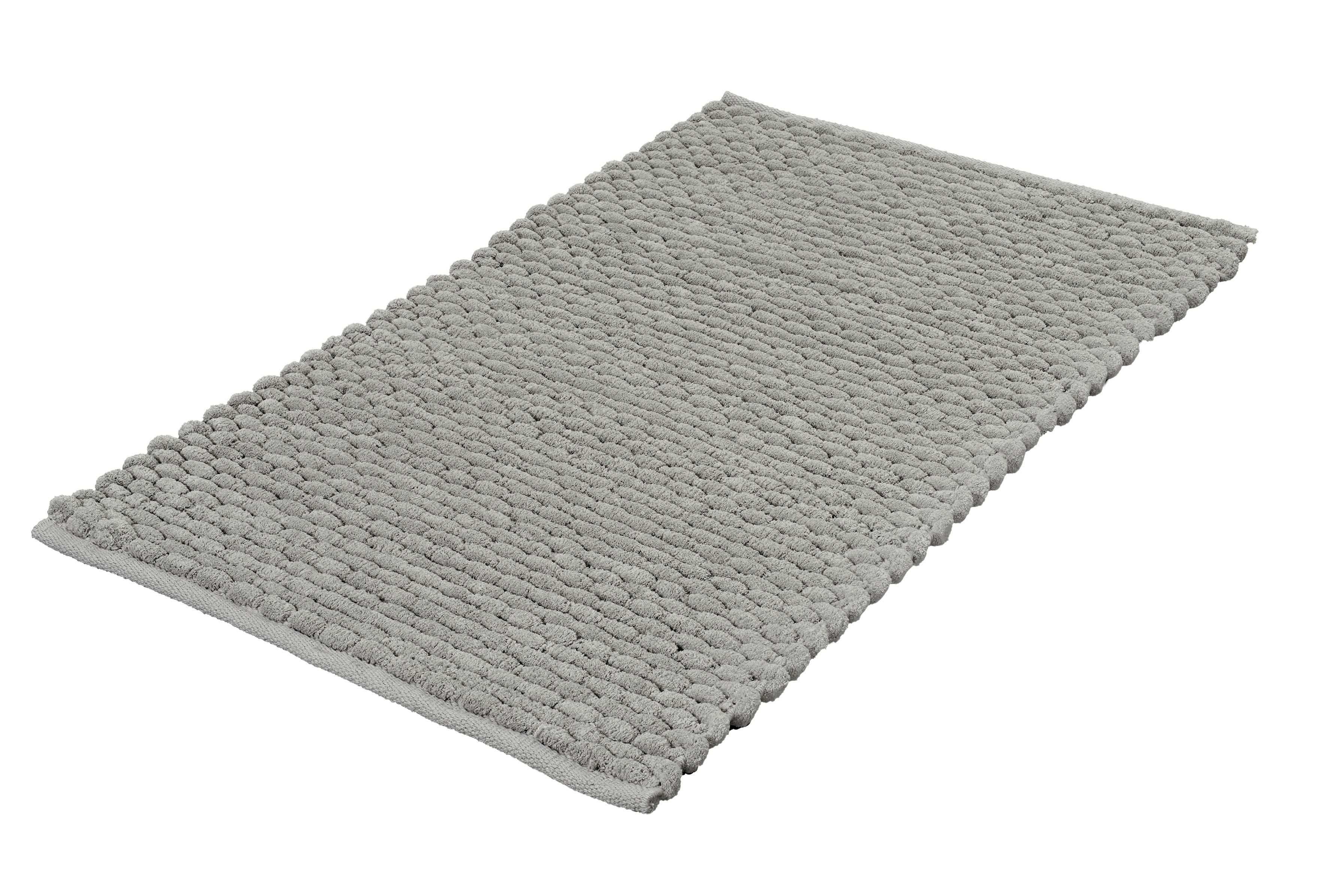 BADTEPPICH  Willow 60/2/100 cm  - Platinfarben, Basics, Naturmaterialien/Textil (60/2/100cm) - Kleine Wolke