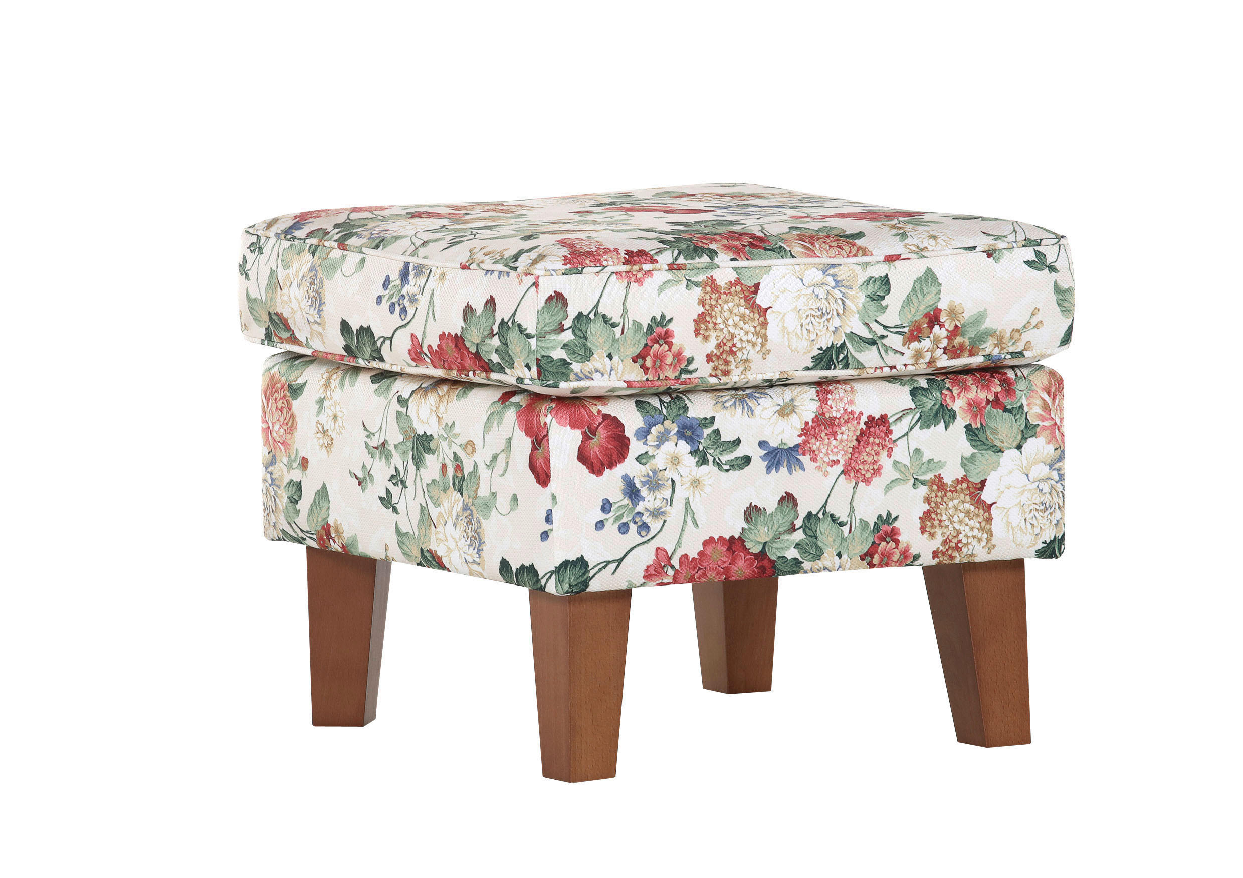 TABURE, tekstil večbarvno  - barve hrasta/večbarvno, Konvencionalno, tekstil (55/50/55cm) - Ambia Home