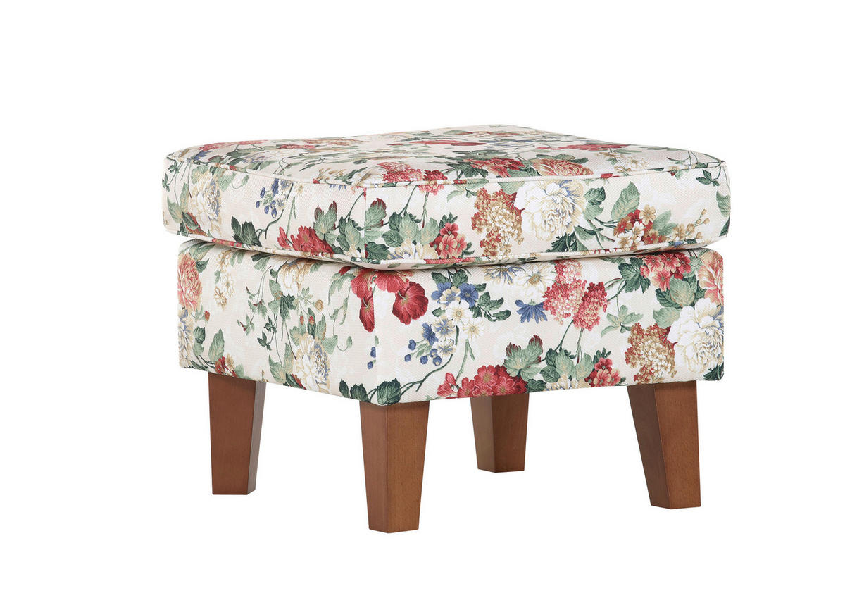 TABURE, tekstil večbarvno  - barve hrasta/večbarvno, Konvencionalno, tekstil (55/50/55cm) - Ambia Home