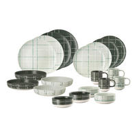 KOMBISERVICE Multicolor FUN - Karo Mixed 20-teilig 4 Personen  - Multicolor, Design, Keramik (41/28,3/28cm) - Thomas