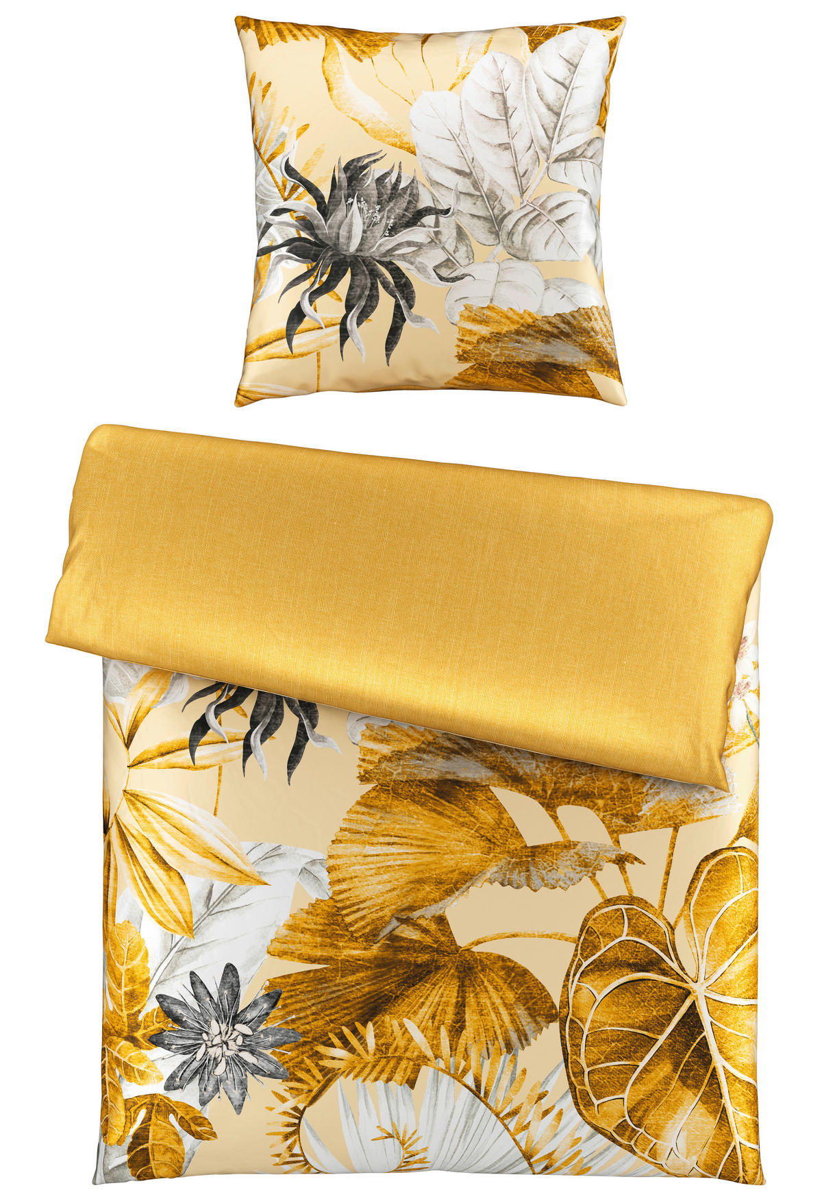 BETTWÄSCHE 135/200 cm  - Goldfarben, Textil (135/200cm) - Novel