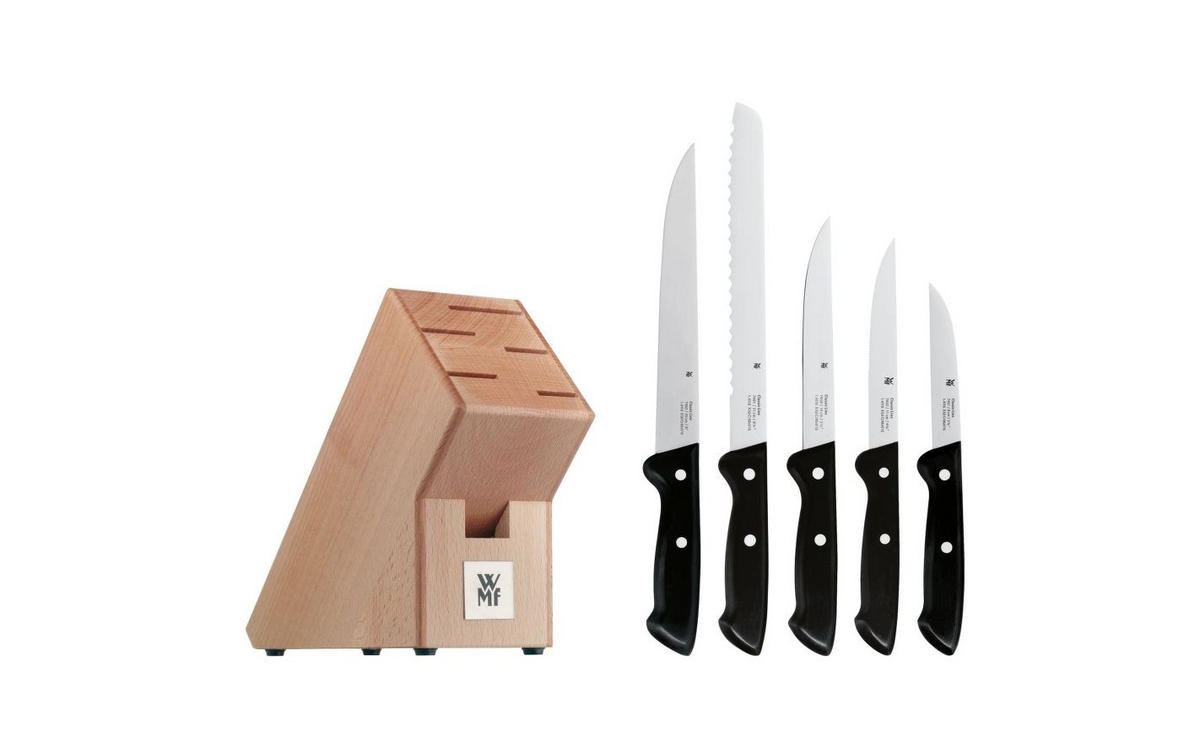 STOJAN NA NOŽE  6-dielne - Design, kov/drevo - WMF