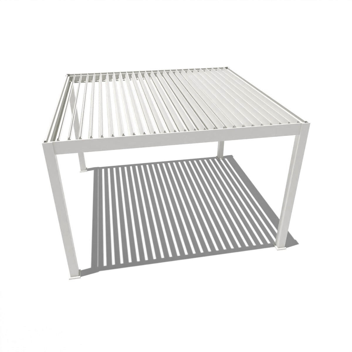 PERGOLA 400/255/400 cm   - Weiß, Basics, Metall (400/255/400cm) - WEIDE