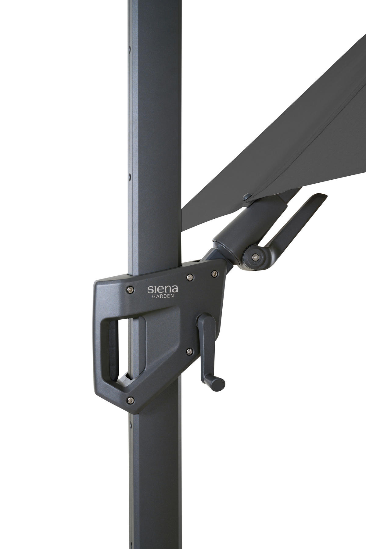 AMPELSCHIRM  300/300 cm  - Anthrazit, MODERN, Textil/Metall (300/300cm) - Siena Garden