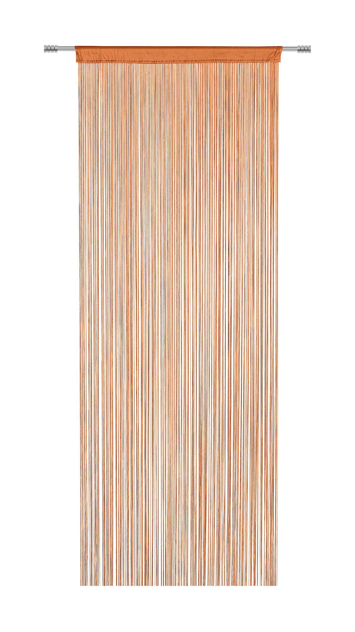 KONČANA ZAVESA narandžasta - narandžasta, Konvencionalno, tekstil (90/245cm) - Boxxx