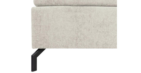 BOXSPRINGBETT 160/200 cm in Greige - Greige/Schwarz, Design, Textil/Metall (160/200cm) - Esposa