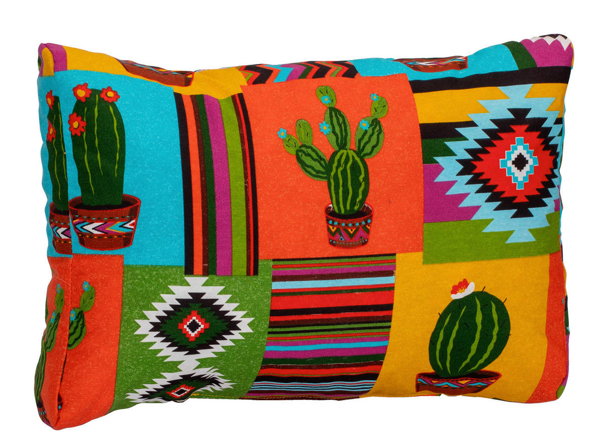 PALETTENKISSEN 60/40/20 cm  - Blau/Gelb, Basics, Textil (60/40/20cm) - Gardenson