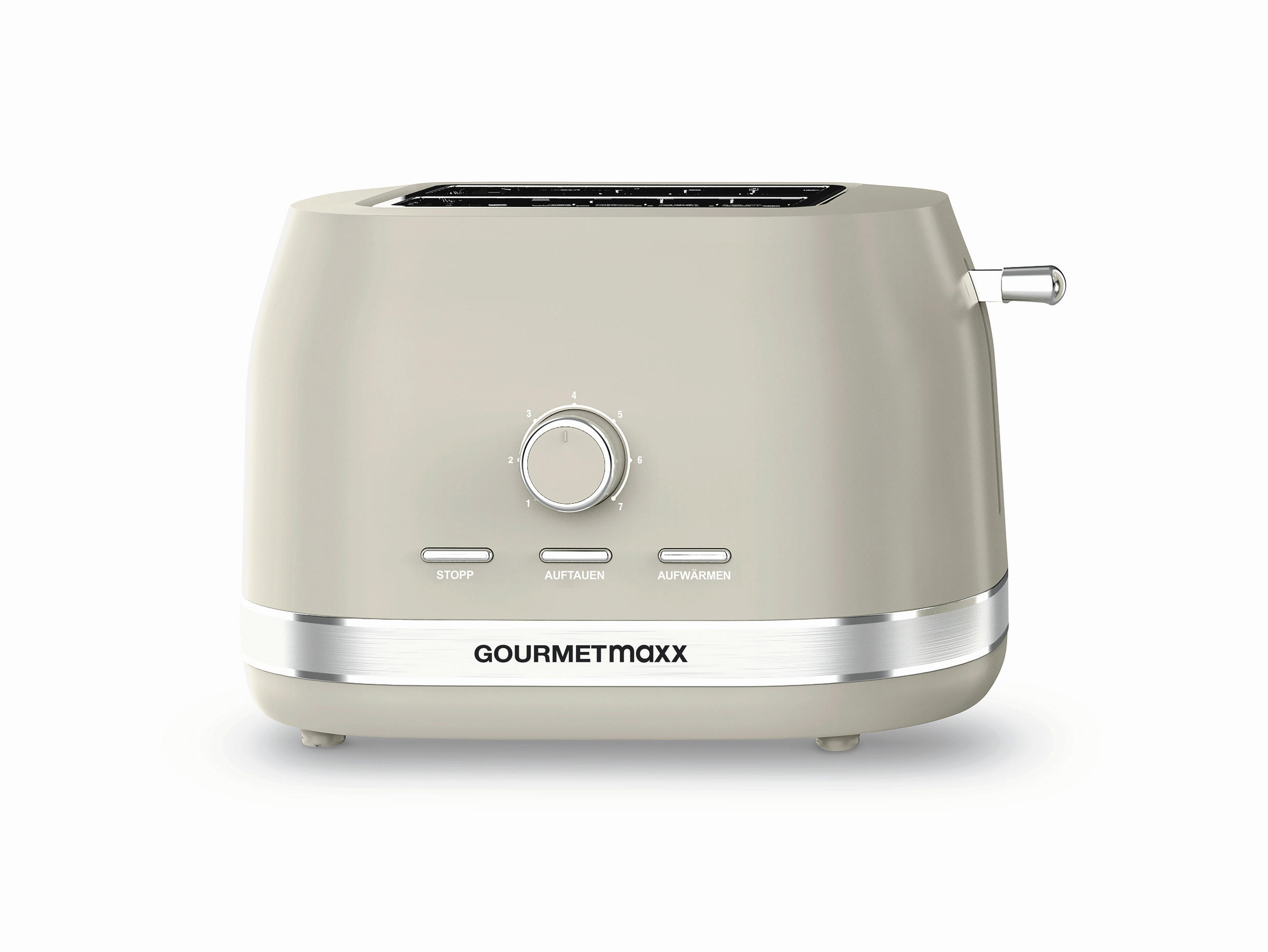 TOASTER GOURMETmaxx  - Creme, Basics, Kunststoff (33,2/21,6/21,9cm) - GOURMETMAXX