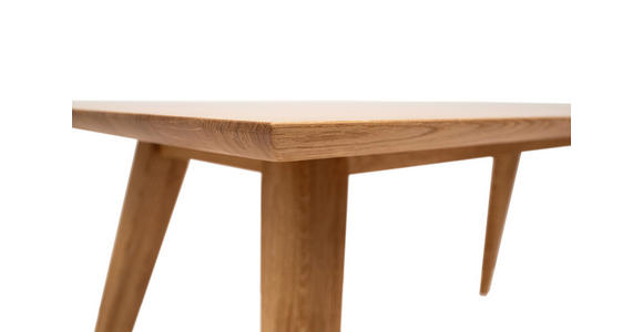 ESSTISCH Eiche massiv rechteckig Eichefarben  - Eichefarben, KONVENTIONELL, Holz (180/90/76cm) - Voleo