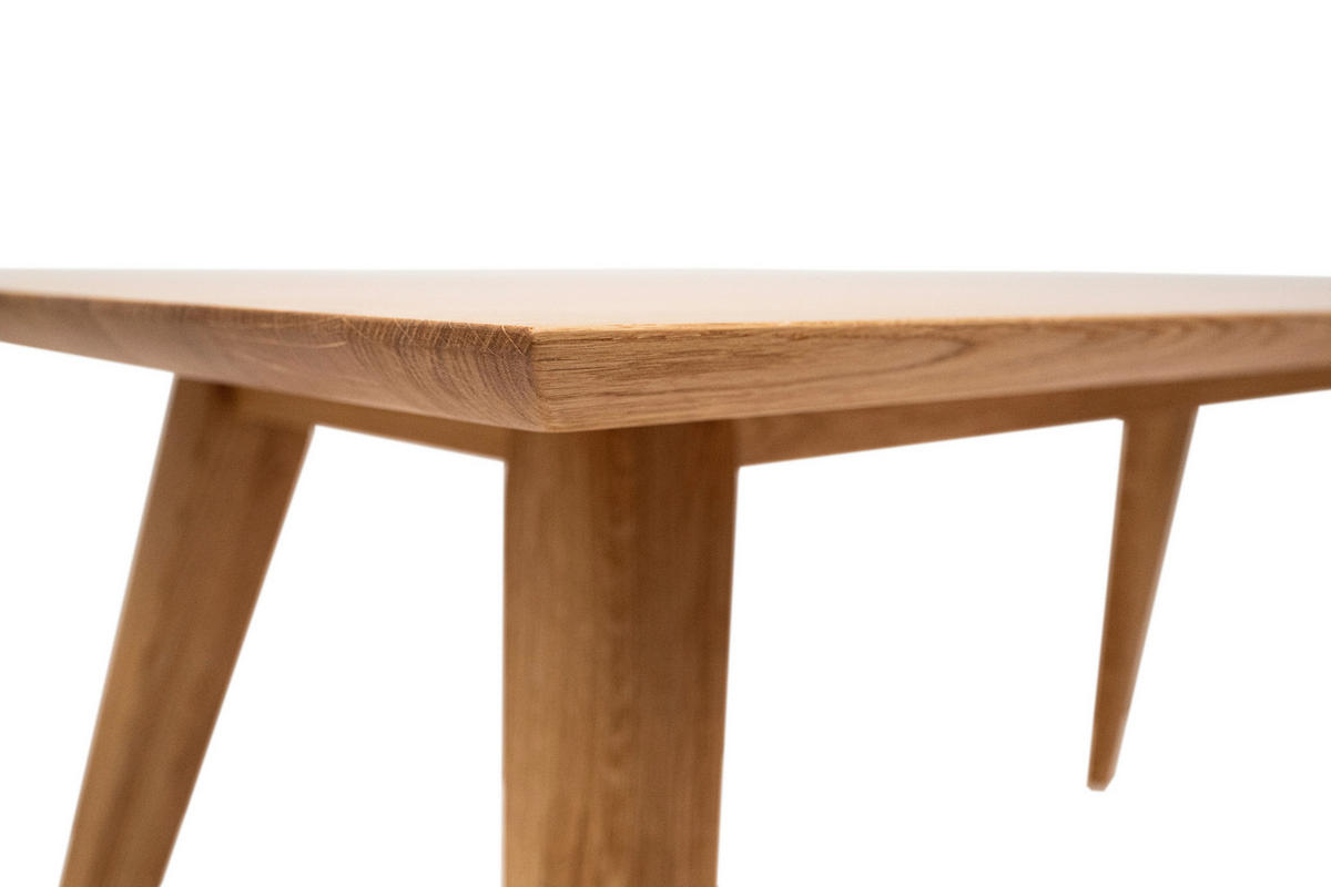 ESSTISCH Eiche massiv rechteckig Eichefarben  - Eichefarben, KONVENTIONELL, Holz (180/90/76cm) - Voleo