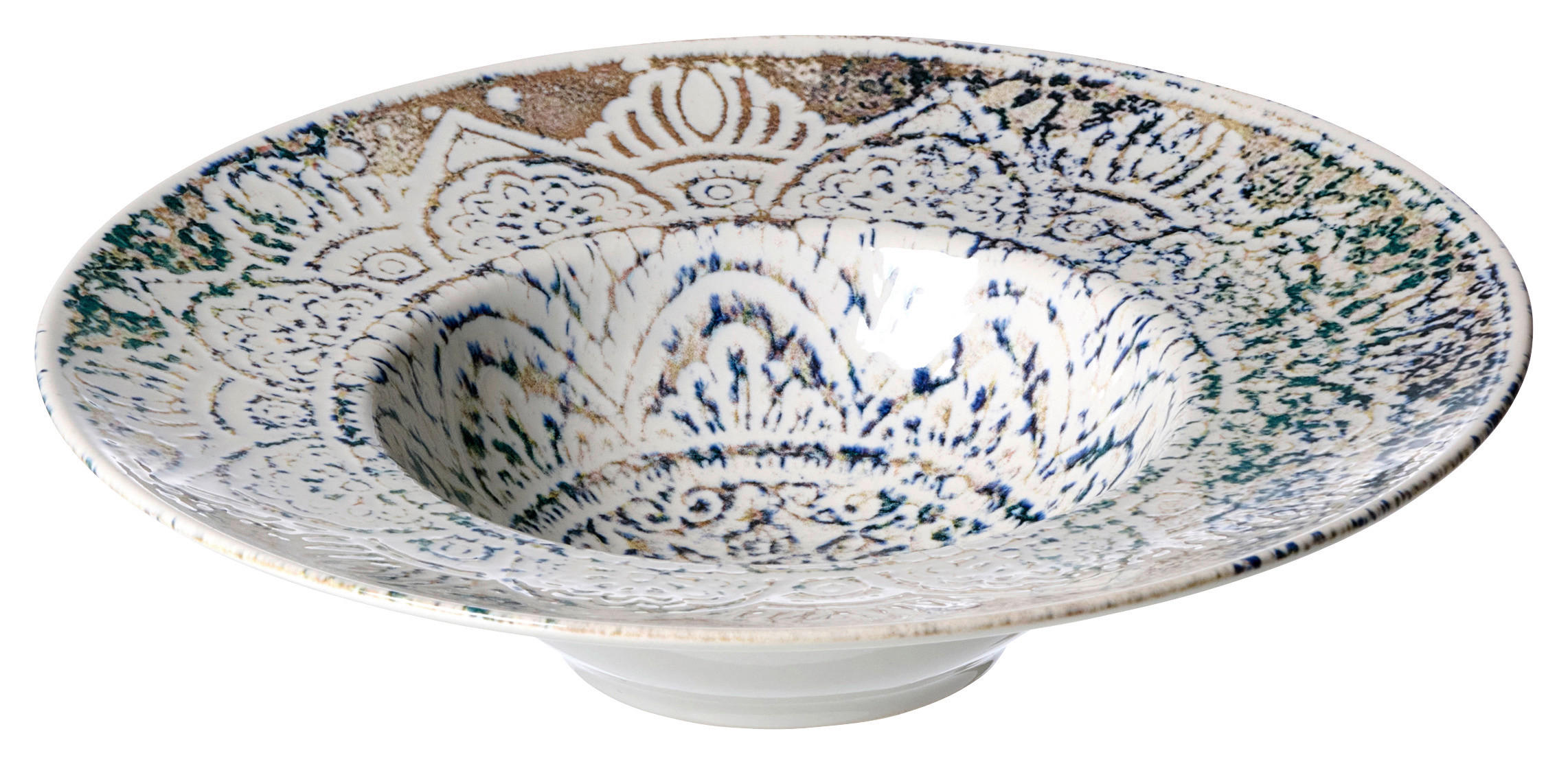 Farfurie Gourmet 28 cm  - albastru/crem, Lifestyle, ceramică (28cm) - Ritzenhoff Breker