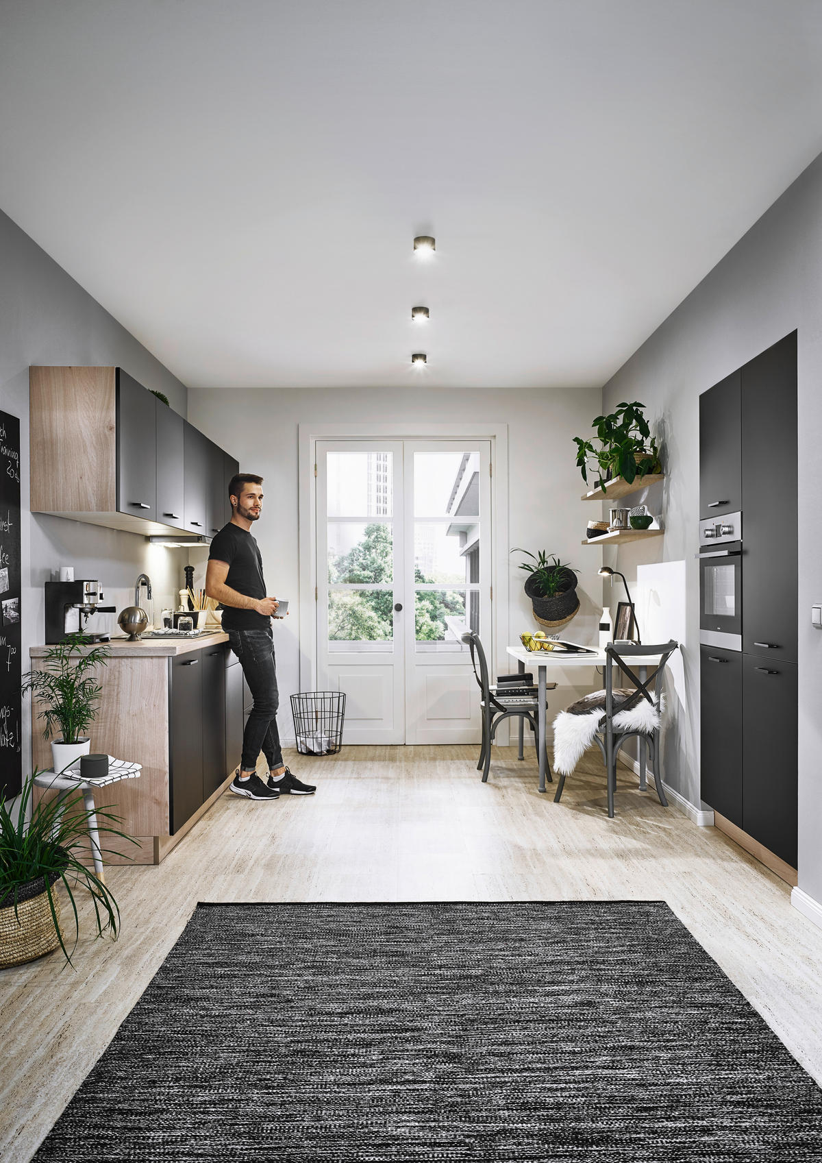 KUCHYNĚ NA MÍRU MOON - Moderní, kompozitní dřevo - Welnova