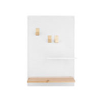 MEMOBOARD - Weiß, Trend, Holz/Metall (35/52/11cm) - Present Time