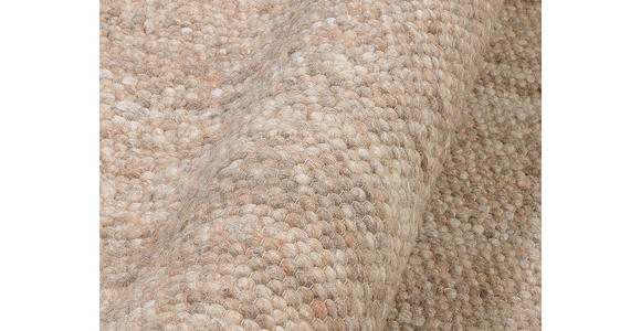 HANDWEBTEPPICH 200/200 cm Helsinki Cappuccino  - Cappuccino, Basics, Textil (200/200cm) - Linea Natura
