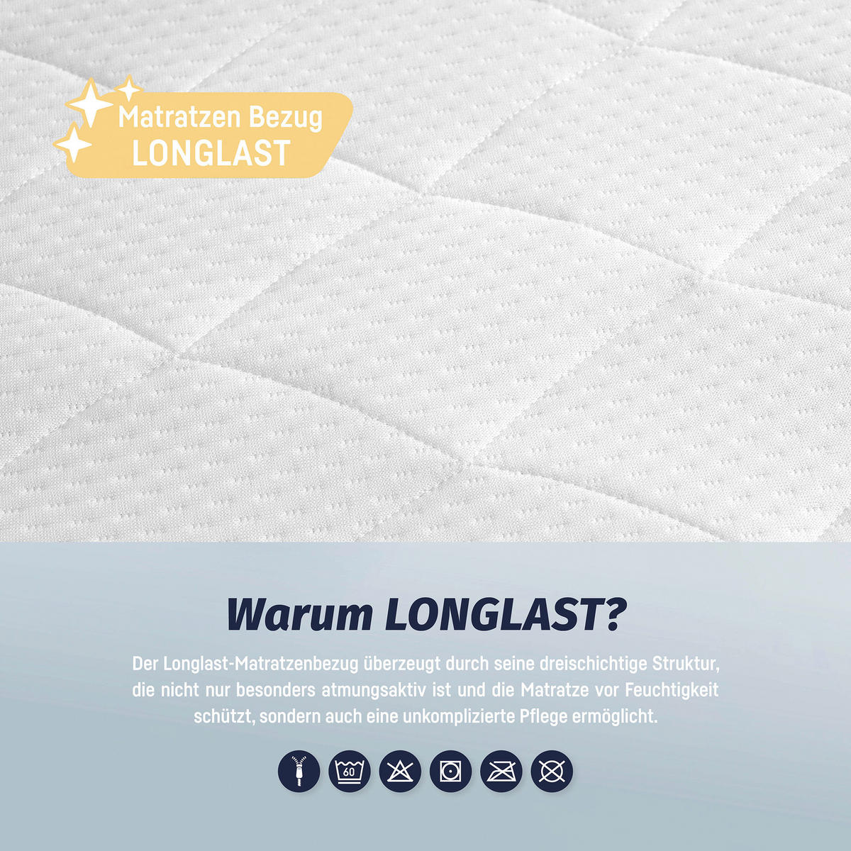 JUGENDMATRATZE Basic Junior  120/200 cm    - Basics, Textil (120/200cm) - Zöllner