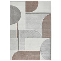 WEBTEPPICH 200/290 cm Valencia Grau, Weiß, Bordeaux  - Bordeaux/Weiß, Design, Textil (200/290cm) - Novel