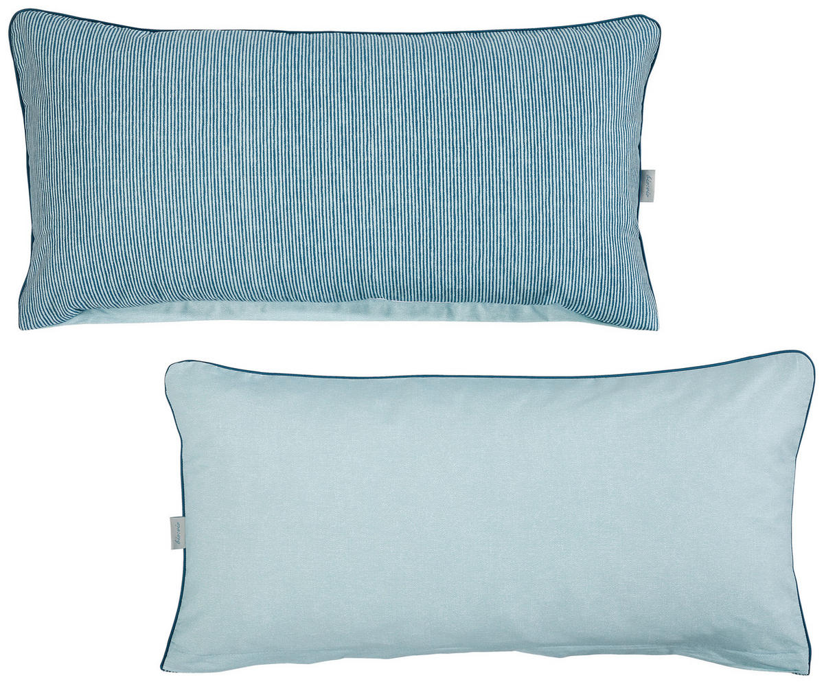 KISSENHÜLLEN-SET 40/80 cm  - Petrol, Basics, Textil (40/80cm) - Bio:Vio