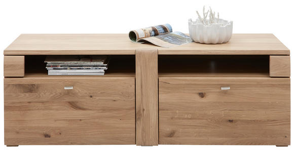 LOWBOARD Colorado in 141/48/51 cm - Eichefarben/Alufarben, KONVENTIONELL, Holz/Holzwerkstoff (141/48/51cm) - Voleo