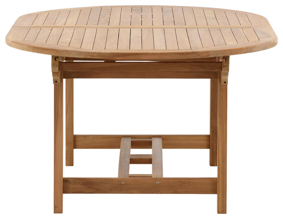 GARTENTISCH 180/120/75 cm  - Teakfarben, KONVENTIONELL, Holz (180/120/75cm) - Gardenson