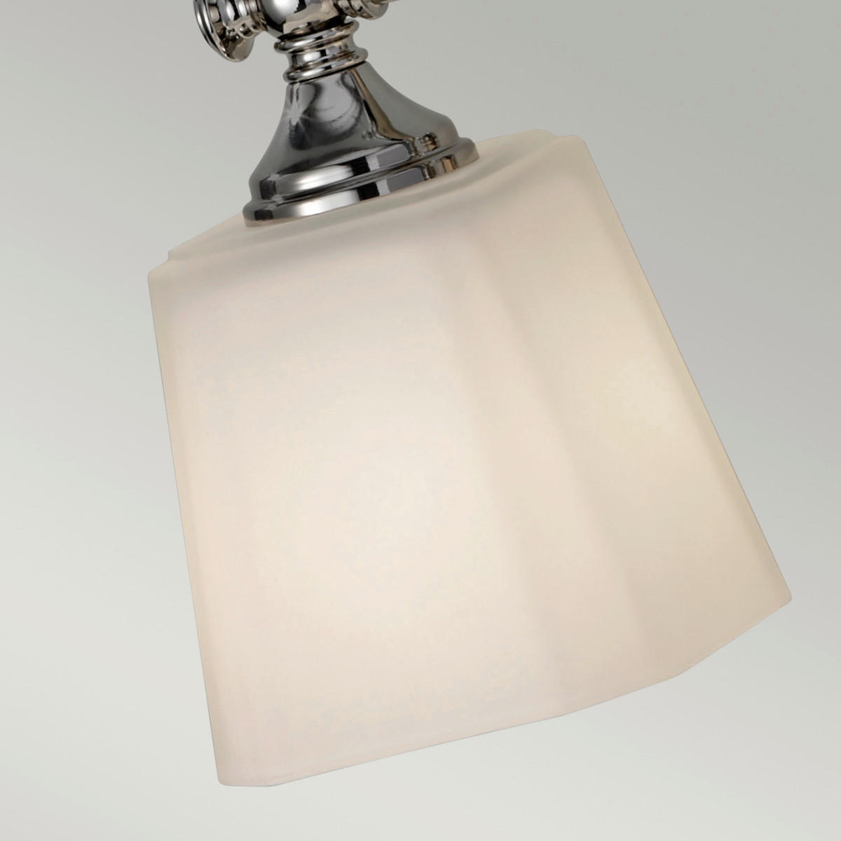 BADEZIMMER-WANDLEUCHTE - Chromfarben, Konventionell, Glas/Metall (53.3 /25.7/15.2cm) - Elstead Lighting