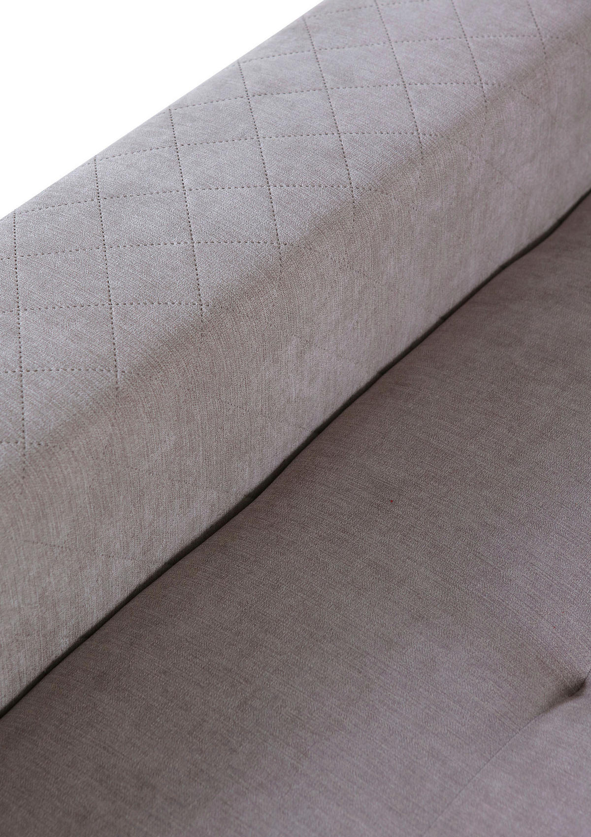 ECKSOFA Hellgrau Flachgewebe  - Rot/Hellgrau, KONVENTIONELL, Kunststoff/Textil (176/243cm) - MID.YOU