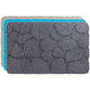 BADEMATTE Hellbraun 50/80 cm  - Hellbraun, Basics, Kunststoff (50/80cm) - Grund