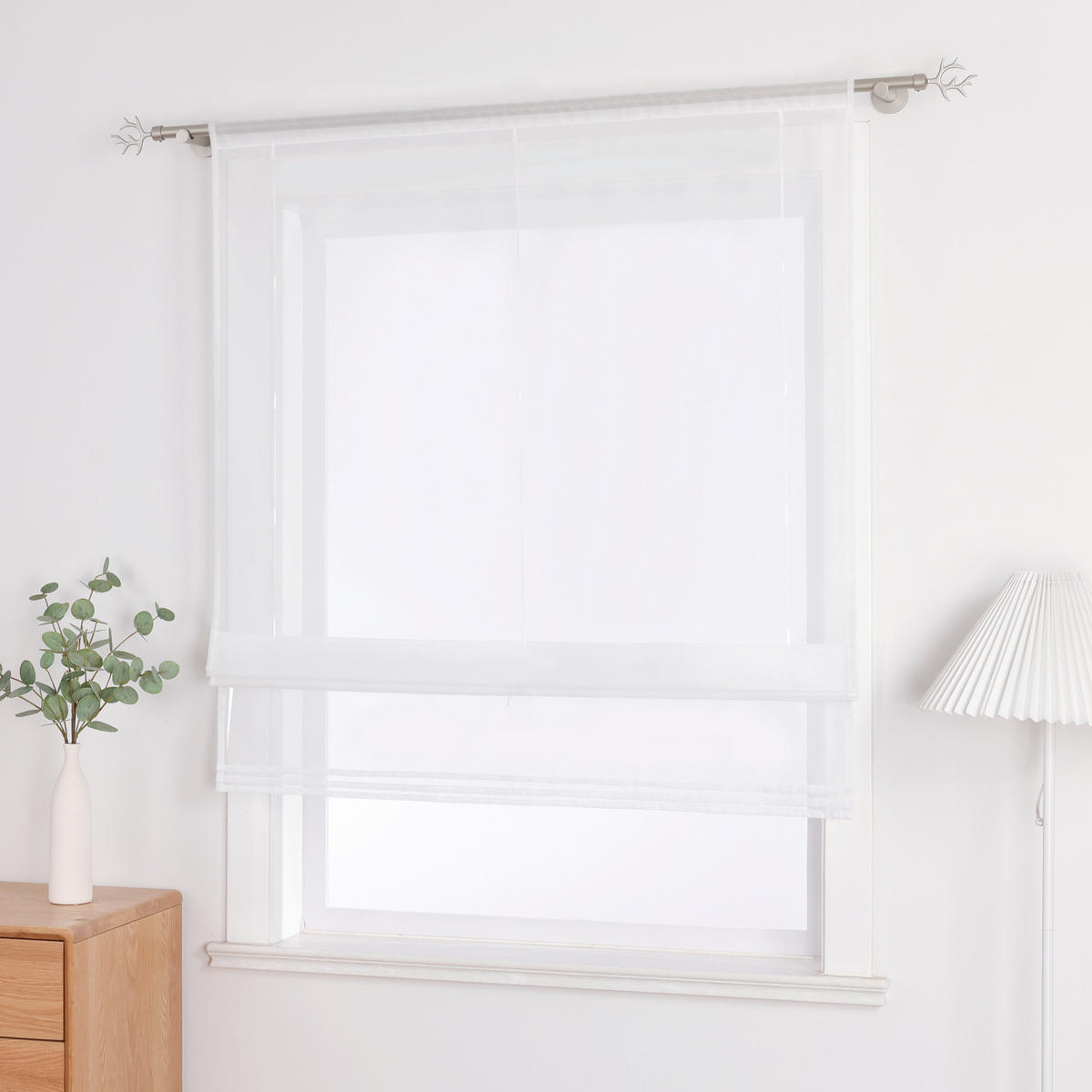 FALTROLLO  transparent  60/150 cm    - Weiß Hochglanz, Basics, Textil (60/150cm)