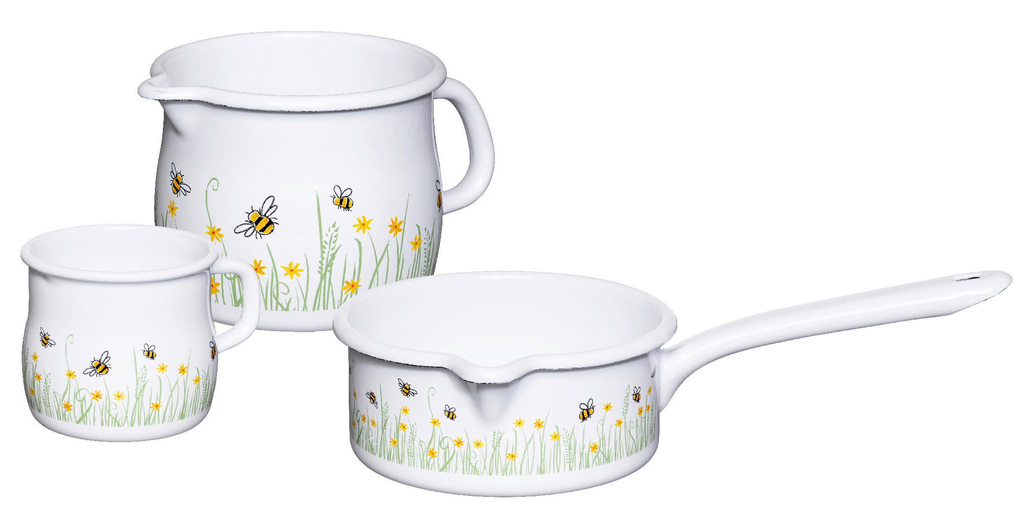 KOCHTOPFSET Biene 3-teilig  - Multicolor, Basics, Metall - Riess