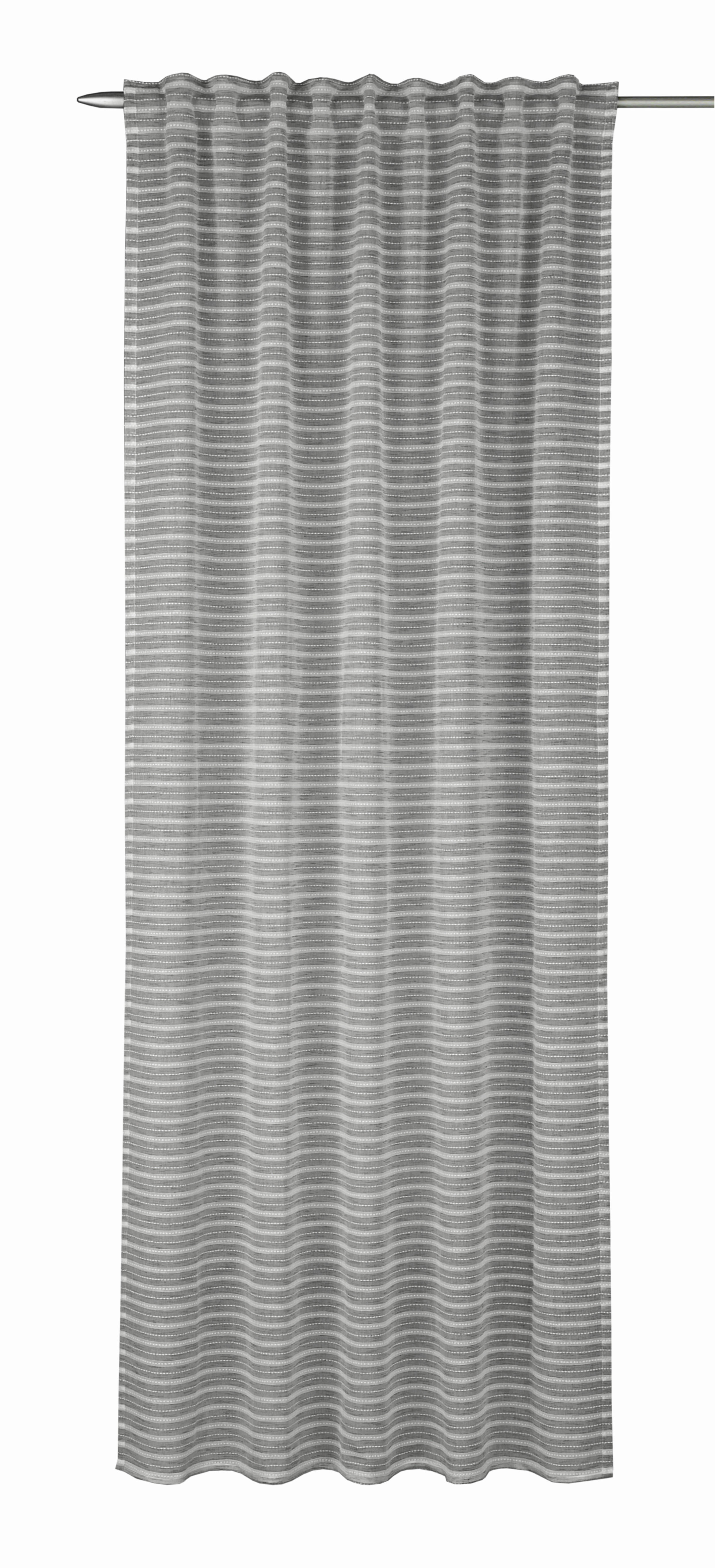 Esposa HOTOVÝ ZÁVĚS, poloprůhledné, 135/255 cm - šedá
