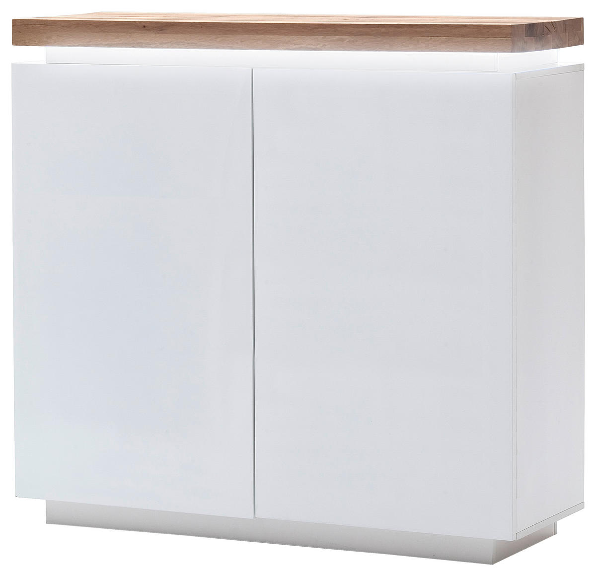 KOMMODE 120/114/40 cm  in Weiß, Eichefarben  - Eichefarben/Weiß, Design, Holz/Holzwerkstoff (120/114/40cm)