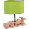 KINDERTISCHLEUCHTE 32/14/27 cm   - Naturfarben/Grün, Basics, Holz/Holzwerkstoff (32/14/27cm)