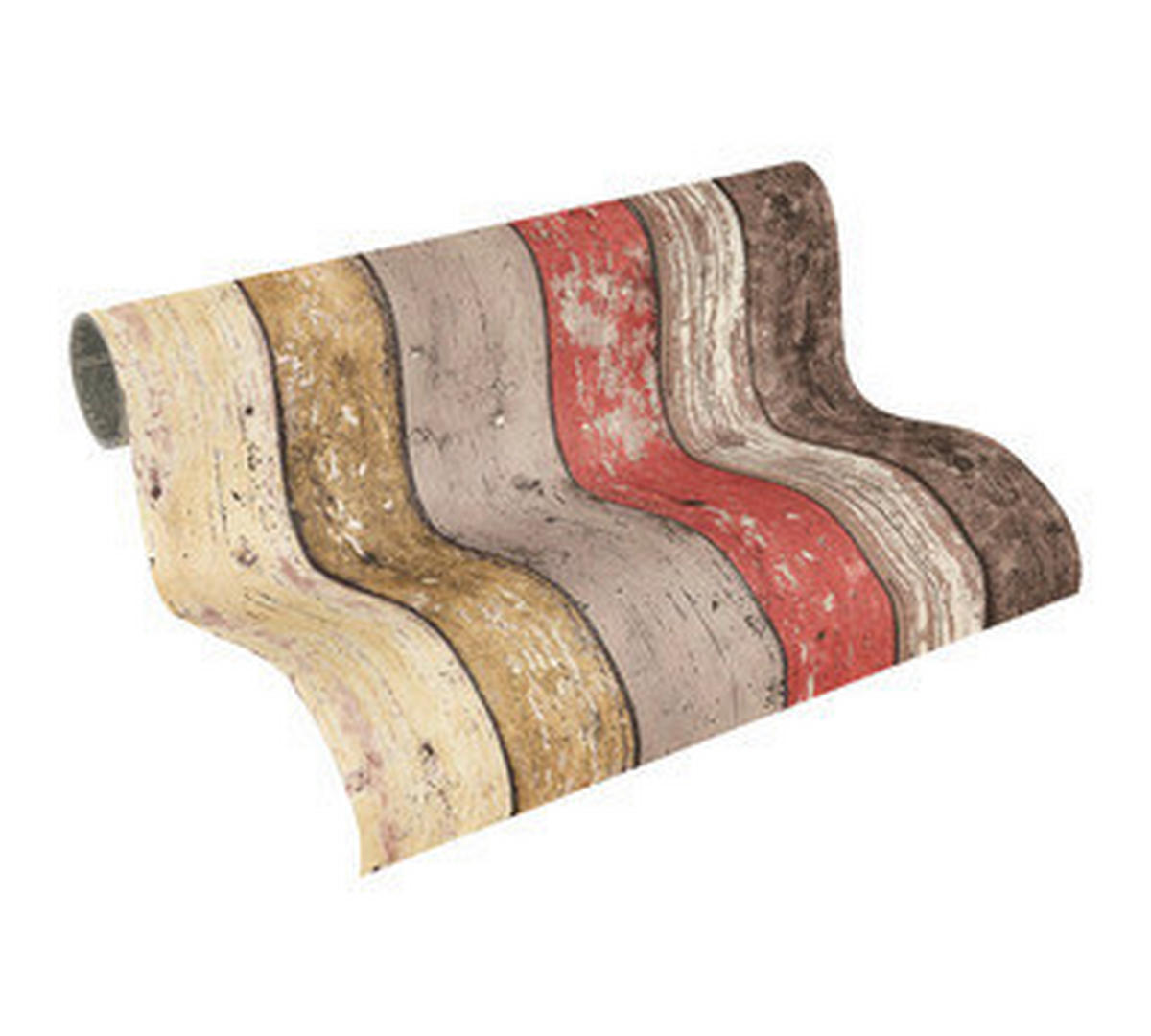 FOTOTAPETE  - Rot/Braun, Design, Textil (52/250cm)