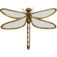 WANDDEKO    - Goldfarben, LIFESTYLE, Glas/Kunststoff (36/47/5cm) - Ambia Home