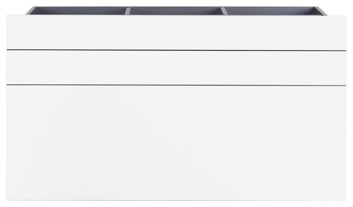 SCHUBLADENSET 90,9/50,3/46,8 cm Weiß  - Weiß, KONVENTIONELL, Holzwerkstoff (90,9/50,3/46,8cm) - Hom`in