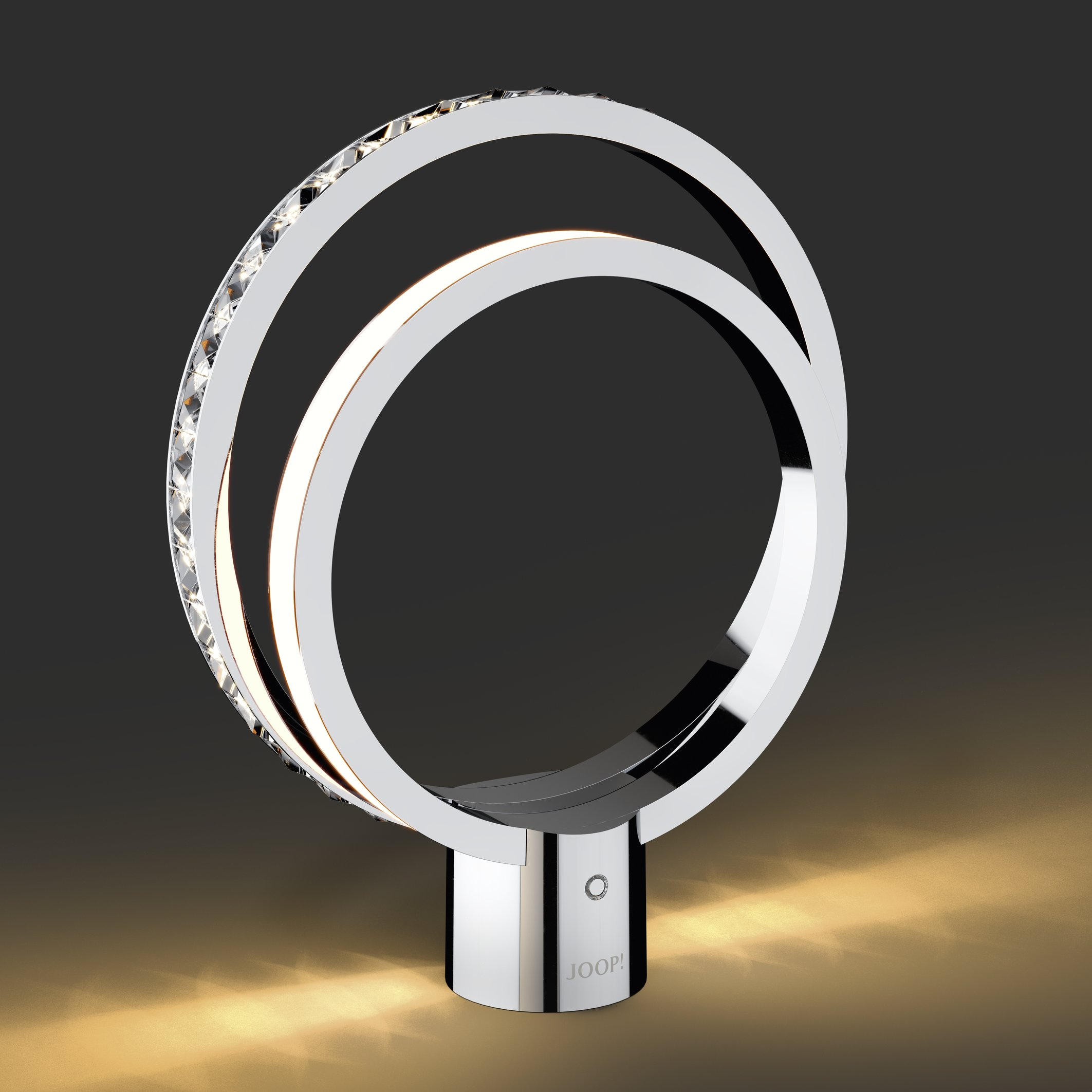 NAMIZNA LED-SVETILKA  Juwel Lights   30,5/6/36 cm          - barve kroma/prozorno, Trendi, kovina/steklo (30,5/6/36cm) - Joop!