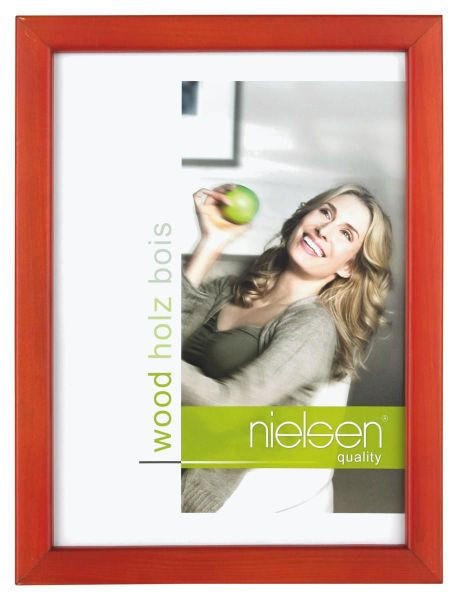 BILDERRAHMEN 18/24 cm  - Rot, Basics, Holz (18/24cm) - Nielsen