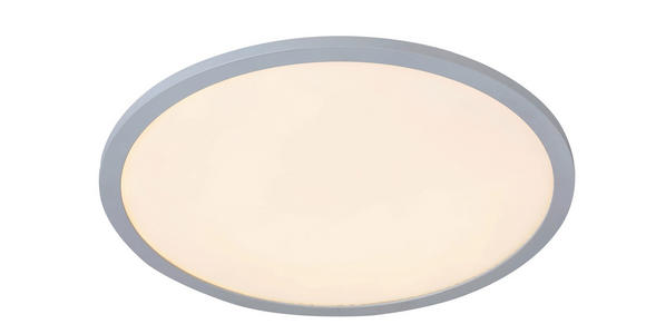 LED-DECKENLEUCHTE 40/6 cm   - Silberfarben/Weiß, Basics, Kunststoff/Metall (40/6cm) - Boxxx
