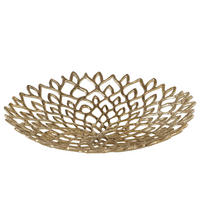 SCHALE  - Goldfarben, Basics, Metall (36/36/7cm)